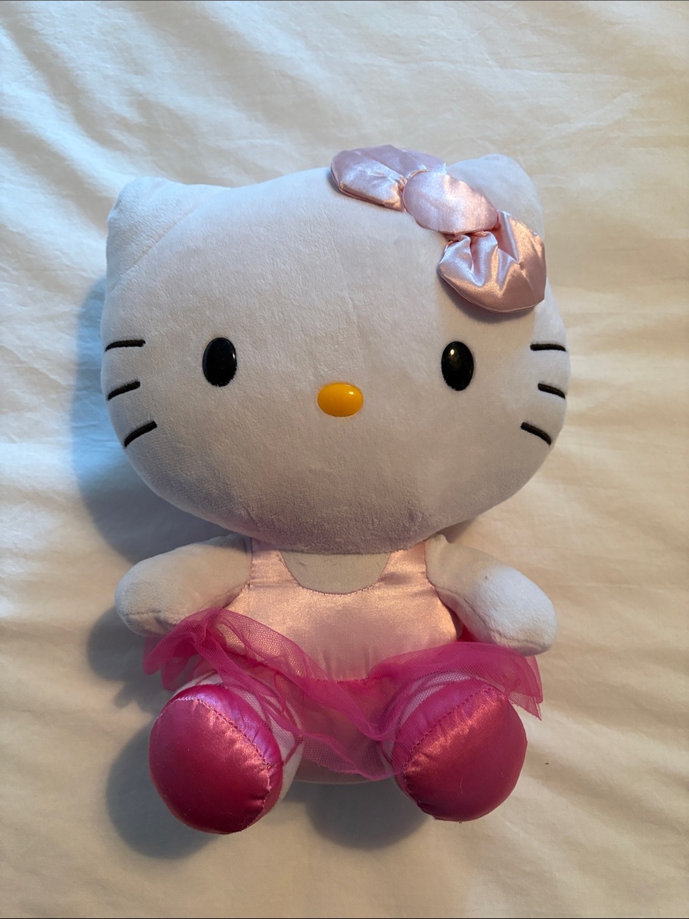 Hello Kitty Plush Ballerina in Light Pink and Hot Pink 12”